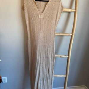 Vici Beige Knit dress